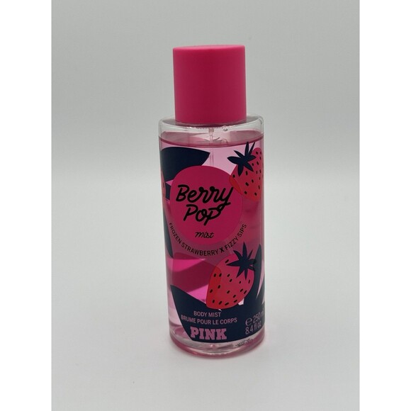 VICTORIA'S SECRET PINK BERRY POP BODY MIST-8.4 FL OZ - Picture 2 of 4